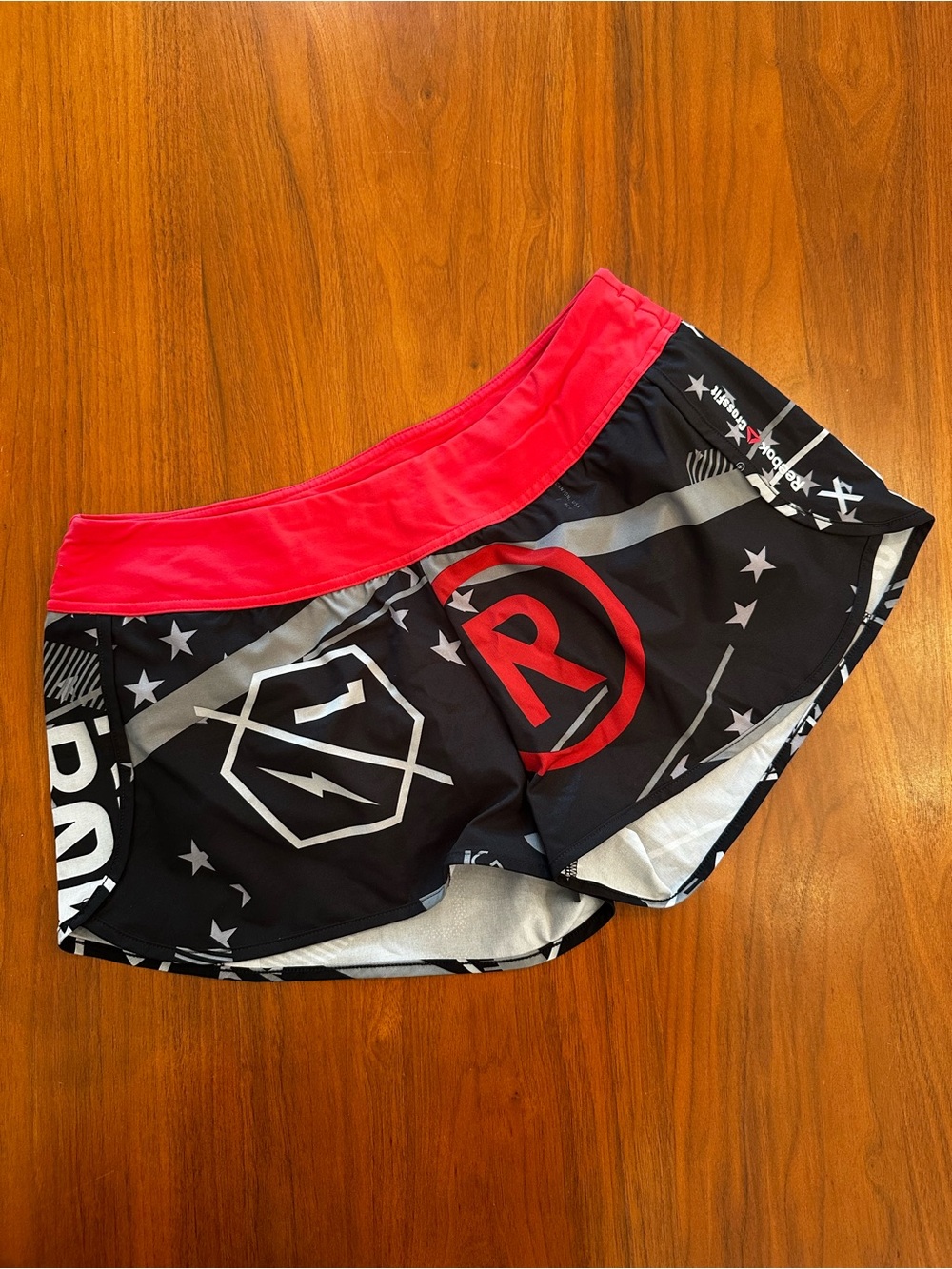 Reebok CrossFit Speedwick shorts 
 Black & Red Lightweight Performance